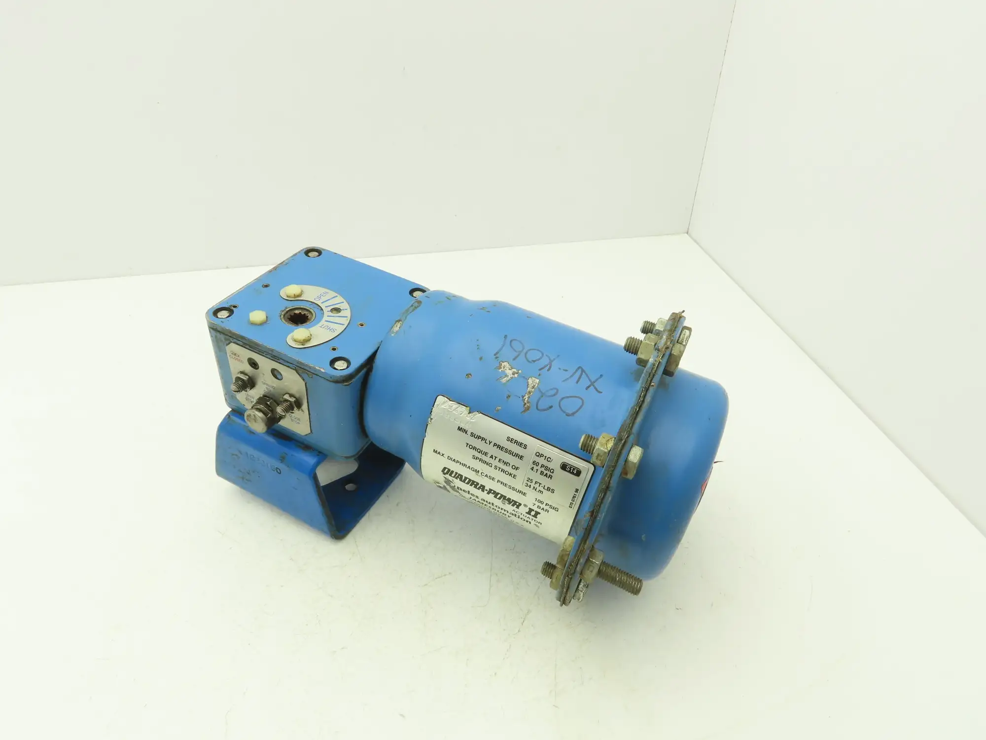 Neles-Jamesbury QP1C/S14 Quadra-Powr II Pneumatic Valve Actuator 60PSI 25Ft-lbs