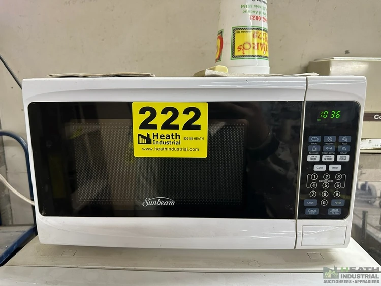 Used _UNKNOWN_ SUNBEAM MICROWAVE Residential Appliances Illinois US | Heath Industrial Auction Services #1420033