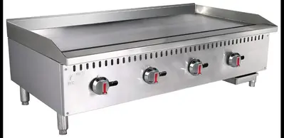 ELITE ETFG-60 Thermostatic Countertop Gas Griddle, 60" | 120,000 BTU
