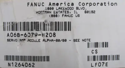 NEW FANUC A06B-6079-H208 SERVO DRIVE A06B6079H208