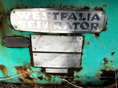 Westfalia SDA 360 sanitary decanter centrifuge, 316SS.