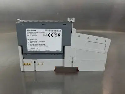 USED Allen-Bradley 1734-8CFG/C 24VDC Sink In Source Out Module w/1734-MB Base