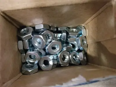 10-32 Hex Machine Screw Nut (Lot of 5)