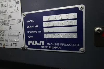 Used 2014 FUJI ANS3400 CNC Lathes Michigan US | RAB Industries, Inc. #184172