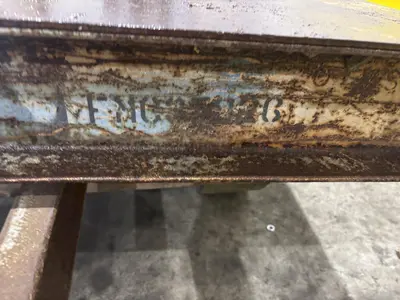 20,000 LBS (10 TON) x 120" x 60" STEEL WITH HARD TIRE TRANSFER CART CAR:  STOCK #23236