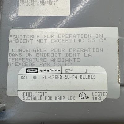 New | in-Stock HUBBELL BL-175H8-SU-F4-BLLR19 Starters Indiana US | J&J Industrial Supply #1328184