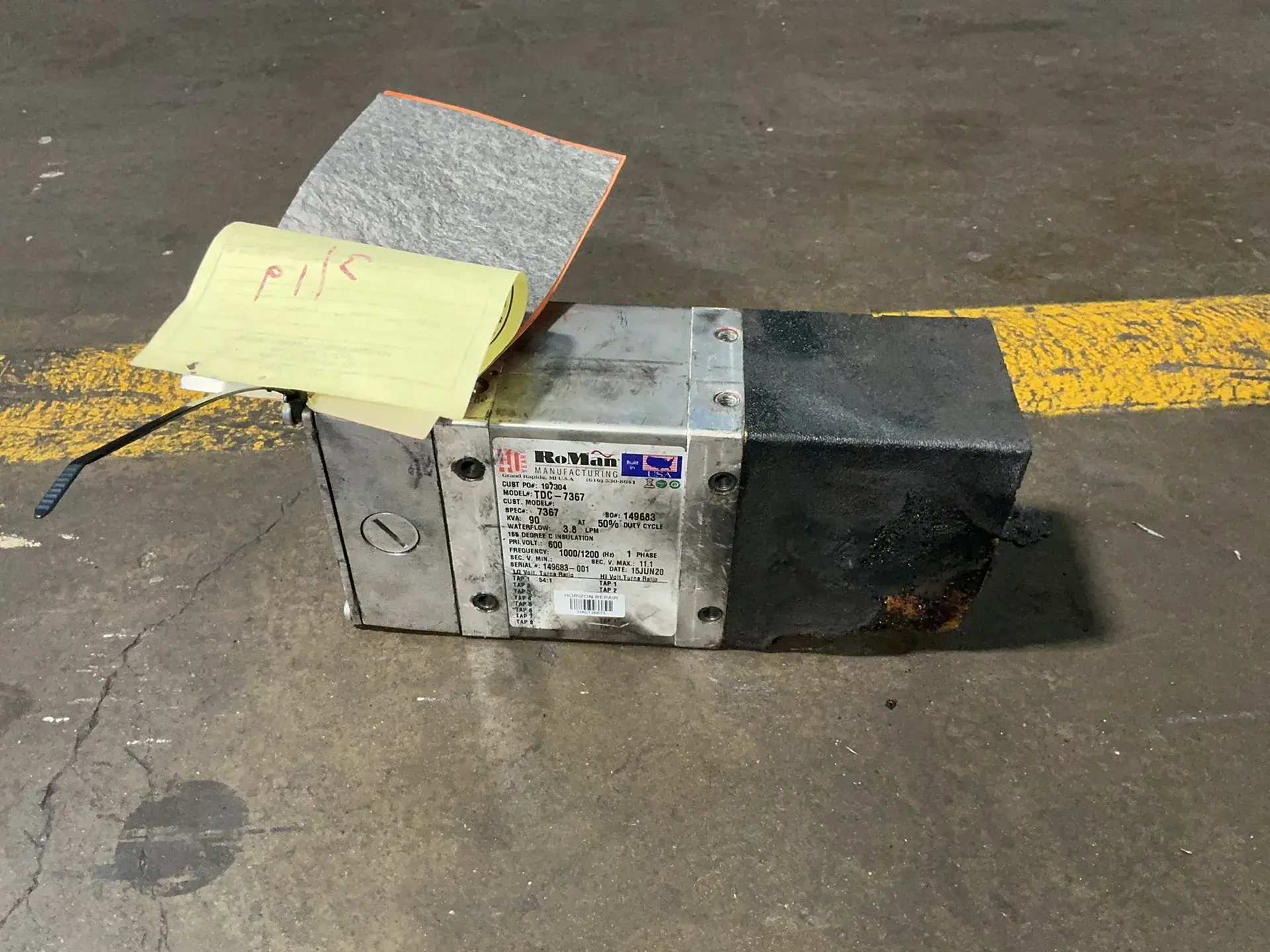 Used 2015 ROMAN MANUFACTURING TDC7367 Transformers Ohio US | HGR 24 #1300091