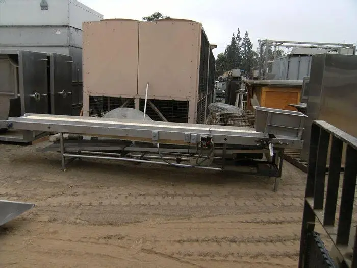 Conveyor, Belt, 16" x 12'6", Cooling, Plastic, Portable #S740454