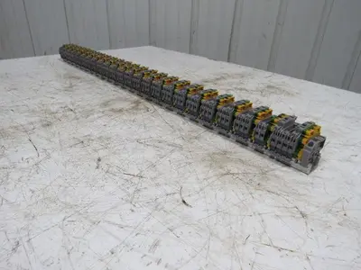 Entretec M10/10 & M4/8S Fuse  Ground Terminal Block Din Rail Strip 34" Long