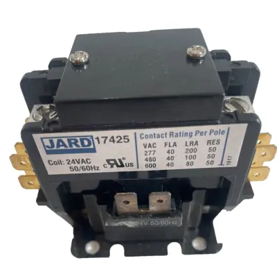 NEW JARD 17425 DEFINITE PURPOSE CONTACTOR W/LUGS