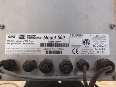 USED GSE SCALE 550