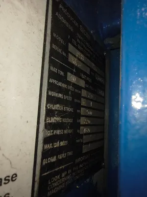 Used SICMI PSS Hydraulic Presses South Carolina US | ESS Industrial Equipment Sales #1321638