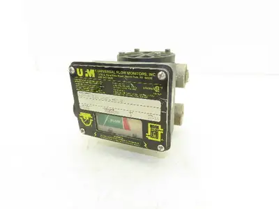 Universal Flow Monitors 002GM-4L-750V.9-A1NL-RG-.5U Flow Meter 1 GPM 1/2" NPT