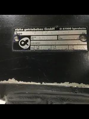 USED ALPHA GETRIEBEBAU SP 140-M1-7