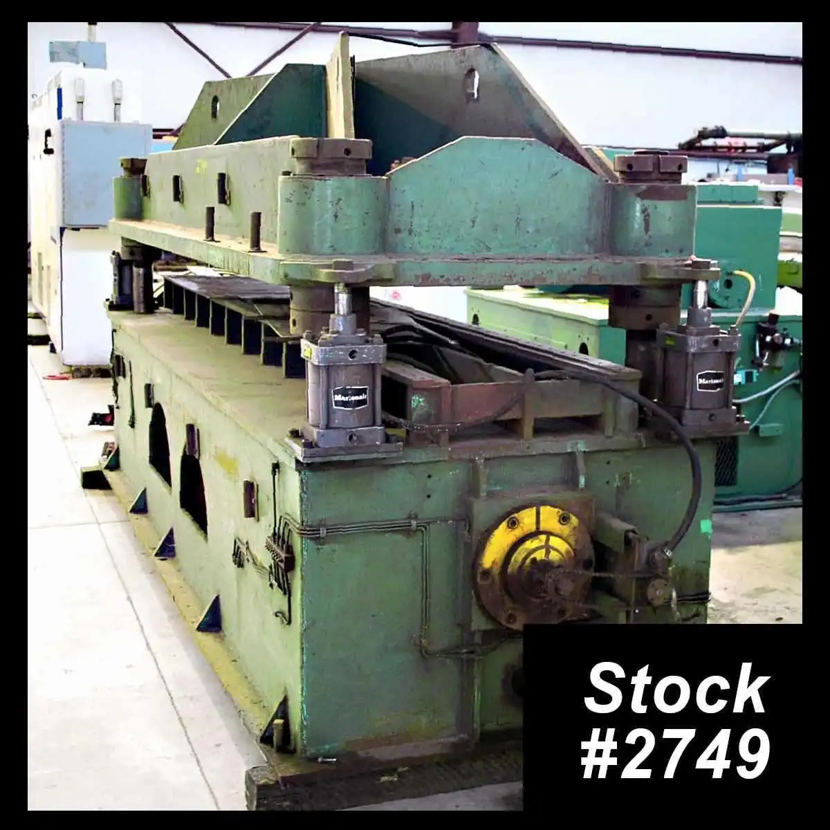 100 Ton (EST.) x 4″ (EST.) YODER 4-Post Cut-Off Press