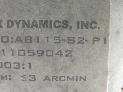 Apex Dynamics AB115-S2-P1 003:1 Two Stage Inline Planetary Gear Reducer Apex