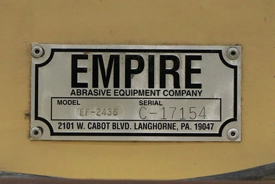 USED 2007 Empire EF-2436, 2007, DUST COLLECTOR, 120 VOLTS
