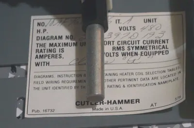 NEW CUTLER HAMMER 10AF9687476 SWITCH ASSEMBLY SER. A