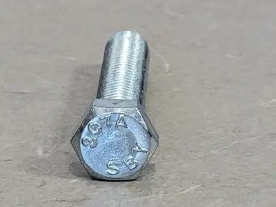 3/8" x 2" Hex Tap Bolts Grade 307A (Box of 81)