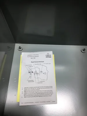 Hoffman A10108CH Panel Screws Enclosed Continuous Hinge with Clamps 12