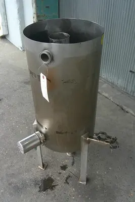 SPC9132  Tank 15 gallon vertical tank, Stainless Steel, conical