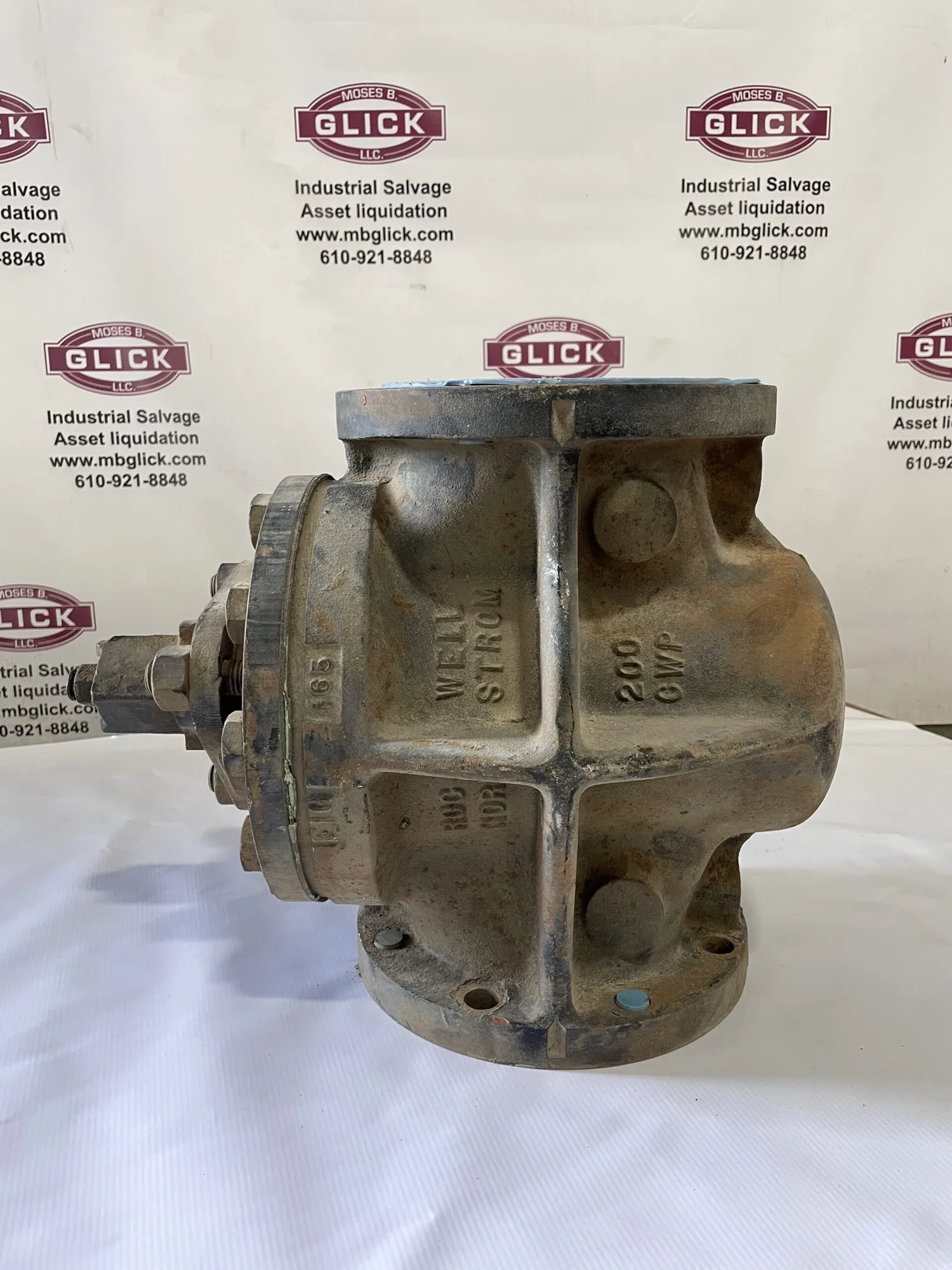 Rockwell Nordstrom 6″ Cast Iron Plug Valve 200CWP
