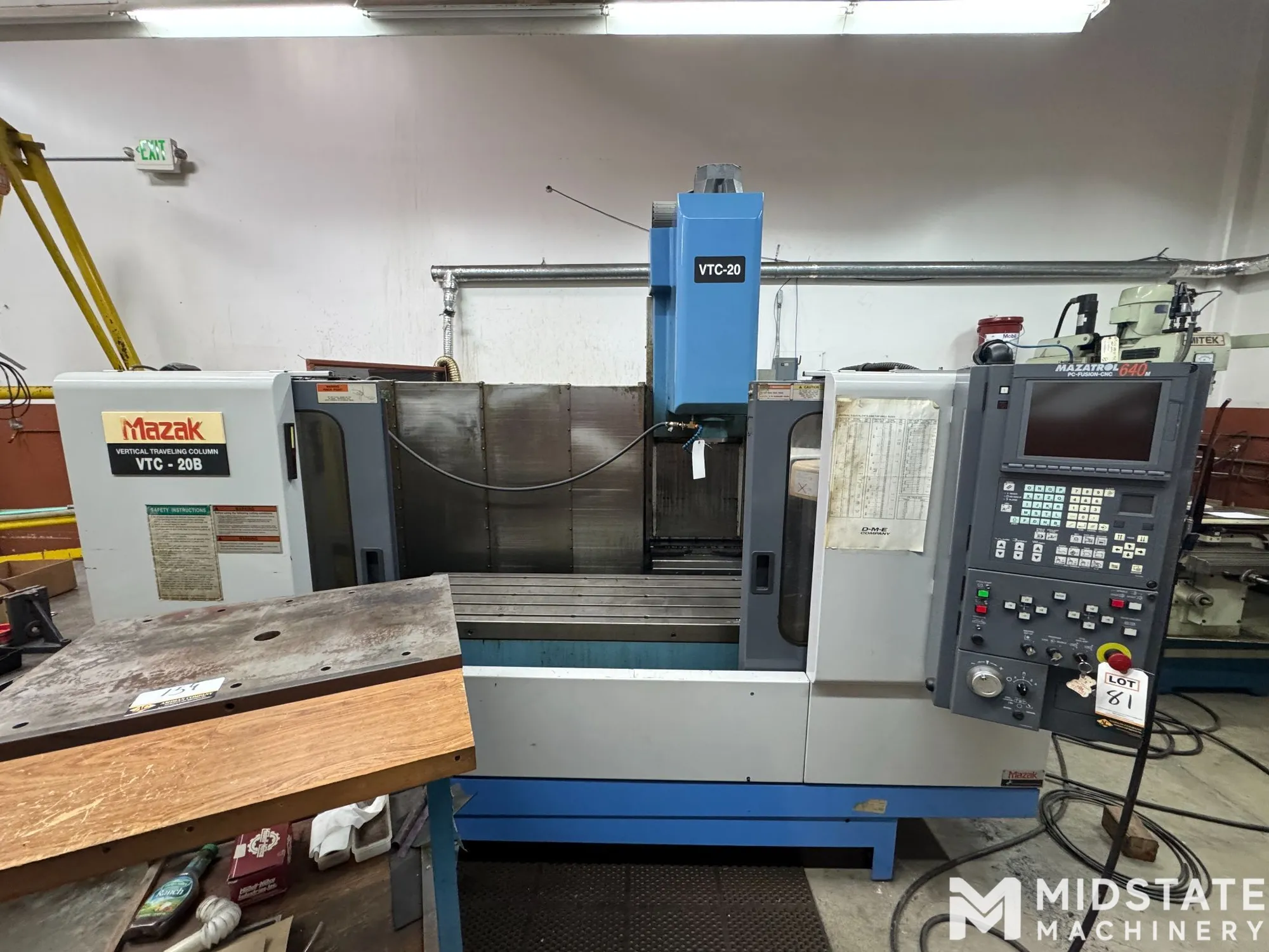 MAZAK VTC-20B Vertical Machining Center