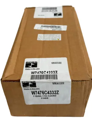 NEW ROSS CONTROLS W7476C4332Z SOLENOID VALVE