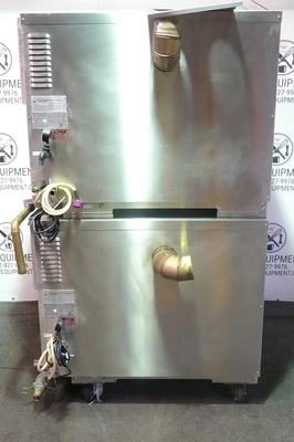HARDT DOUBLE STACKED NATURAL GAS COMMERICAL ROTISSERIE MODEL INFERNO 3500 (CAPACITY 80 CHICKENS)