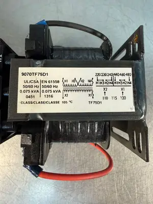 Square D 9070TF5D1 240V/480V Control Transformer TF75D1 (9.3.3)