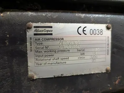 USED 2008 ATLAS COPCO ZT 160 VSD