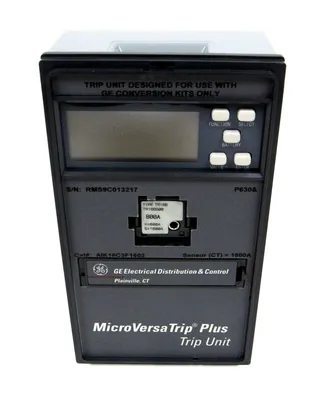 USED GENERAL ELECTRIC AIK16C3F1602 MICROVERSATRIP PLUS UNIT 1600A-800A