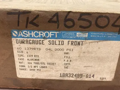 USED ASHCROFT 60-1379RTS-04L