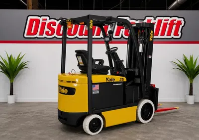 Used 2021 YALE ERC035VA 4-Wheel Sit down Electric Counterbalance Forklifts Colorado US | Discount Forklift #1364619