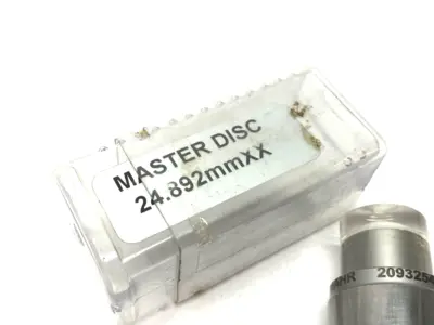 USED MAHR STEEL XX MASTER DISC 24.892MM
