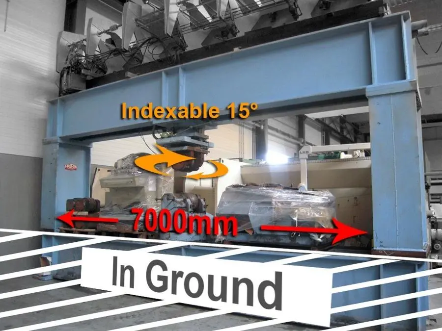 USED FAVRIN 100 TON PLATEROLL / DISH END FORMING
