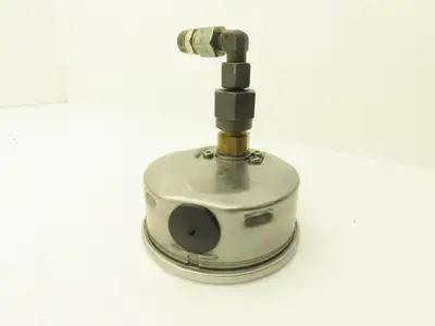 Wika Pressure Gauge Oil Filled 120LB/Inch 60 Bar 1/2"NPT Lot Of 4