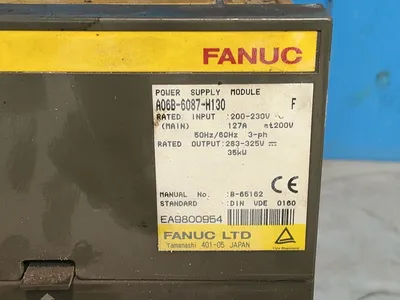 Used FANUC A06B6087H130 PLC Power Supplies Ohio US | HGR 24 #1345494