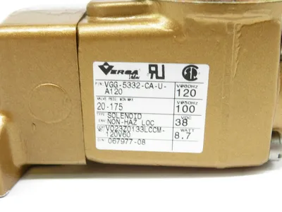 NEW VERSA VALVES VGG-5332-CA-U-A120 FIVE WAY VALVE VGG5332CAUA120