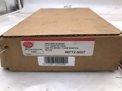 Fireye 48PT2-9007 1/2″ INFRA-RED Scanner w/ 4ft Cable for W/D Flame Monitor NIB