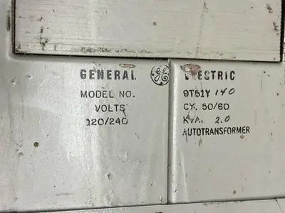 Used GE 9T51Y140 Miscellaneous Equipment (Electrical & Power) Ohio US | Surplus Asset Holdings #1425664
