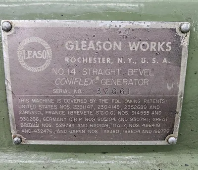 GLEASON 14 Bevel Gear Generators | Mohawk Machinery (3)