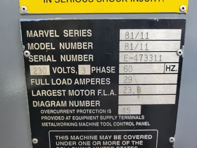2003 MARVEL 81-11 vertical tilt frame saws | Myers Technology Co., LLC (14)