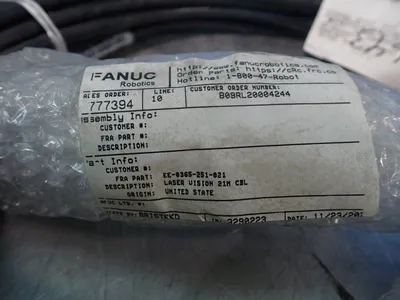 New | in-Stock FANUC EE0365251021 Cable & Wire | HGR 24 #741567