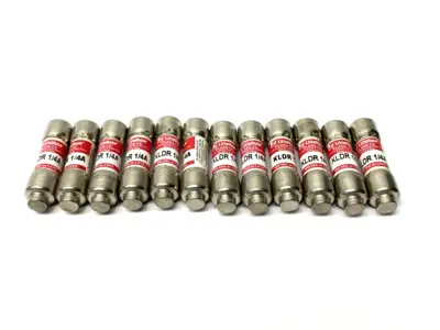 USED LITTELFUSE TIME-DELAY FUSE CLASS CC 600VAC .25A LOT OF 12