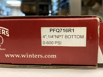 New | in-Stock WINTERS PFQ716R1 Universal Pressure Meters Ohio US | Surplus Asset Holdings #1235036