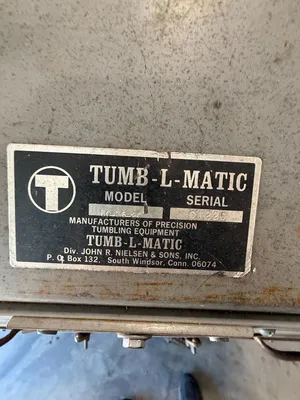 Used Tumb-L-Matic 30-36-26 Tumbling Equipment Connecticut US | Global Machine Brokers, LLC #390476