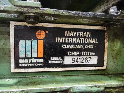 Mayfran 12" by 15' Chip-Tote Conveyor
