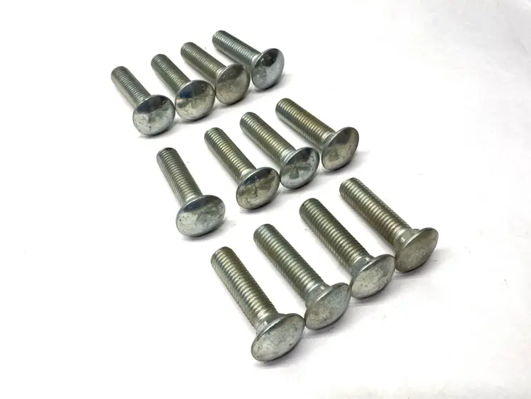 Used UNBRANDED 5/8"-11 X 2-1/2" CARRIAGE BOLTS GRADE 2 LOT OF 12 SHELFWARE Bolts | Maverick Industrial Sales #1104940