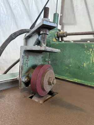 48” X 4" ARBOR STRILICH SLITTING LINE WITH FAMCO CUT OFF SHEAR & AMS CONTROLS. STOCK # 0664425